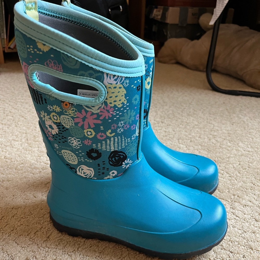 Bogs winter boot. Girls. Teal.